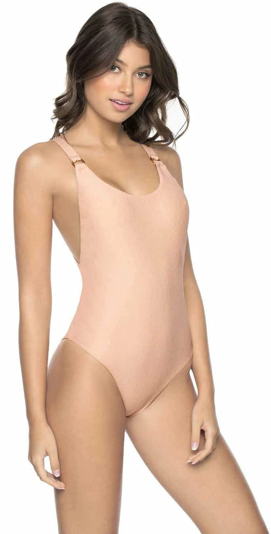 PilyQ Haley One Piece Swimsuit In Pink Sand One Piece Swimsuits 3 PilyQ Haley One Piece Swimsuit In Pink Sand One Piece Swimsuits