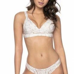 Bikinis PilyQ Cobra Stitched Ellie Halter Top