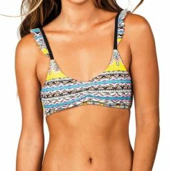 Raisins Barbados Bound Angel Wings Bikini Top W710314-YLW Bikinis