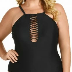 Raisins Curve Ola One Piece Swimsuit In Black Y840085-BLK
