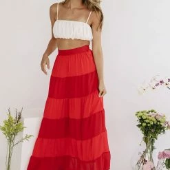 Akalia Swimwear Rania High Waist Maxi Skirt