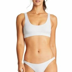 Vitamin A Sienna EcoRib Bikini Tank Top In White