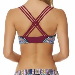 Bikinis Red Carter Tribal Daze Cali Bottom RCTD117718-PLM/MLT