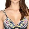 Red Carter Feather Warrior Bikini Top RCFW117102