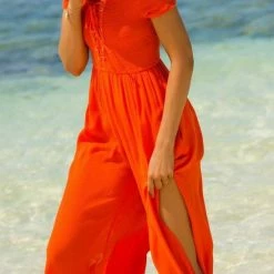 L*Space L Space Sao Paulo Romper In Poppy SAPJU18-POP Resort Wear