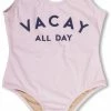 Kids Shade Critters Girls Vacay All Day One Piece Swimsuit