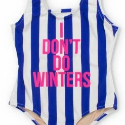 Kids Shade Critters Girls I Don't Do Winters One Piece Swimsuit