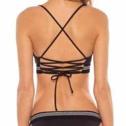 Becca Synergy Hipster Bikini Bottom In Black Bikinis