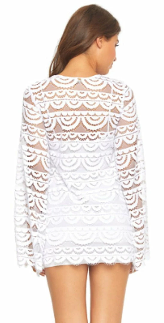 PilyQ PQ Swim Water Lily Noah Tunic In White Resort Wear 7 PilyQ PQ Swim Water Lily Noah Tunic In White Resort Wear