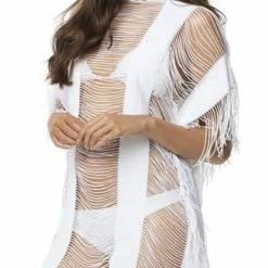 PQ Swim Water Lilly Monique Cover Up In White Resort Wear