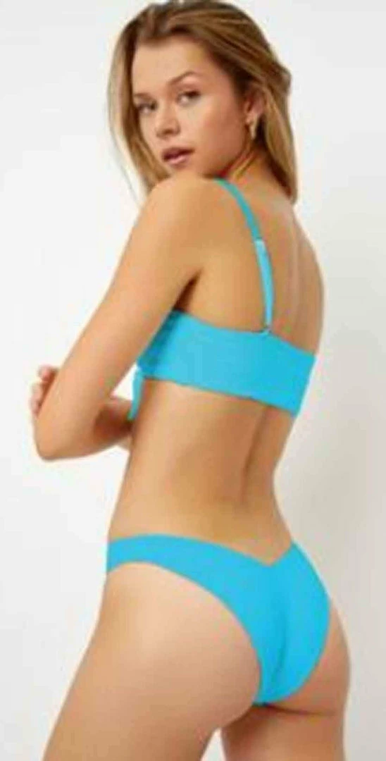 Frankies Bikinis Enzo Bikini Bottom In Azure 3 Frankies Bikinis Enzo Bikini Bottom In Azure