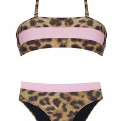 Bikinis PQ Swim Colorblock High Waist Girls Bikini Set