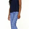 Helen Jon Fold-Over Beach Pant In Antibes Lounge Wear 2 Helen Jon Fold-Over Beach Pant In Antibes Lounge Wear