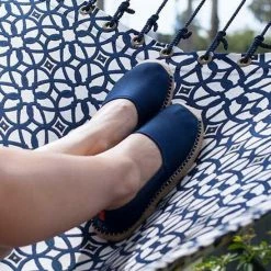 Sea Star Beachwear Ladies Beachcomber Espadrille In Dark Navy Footwear