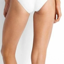 Seafolly Quilted White Hipster Bottom 40463-065-WHITE Bikinis