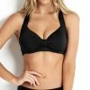 Seafolly Halter Top In Black 30036DD-065