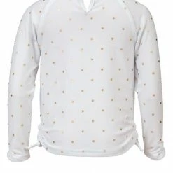 Snapperrock Girls Swan Long Sleeve Rashguard Set G50011