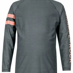 Kids Snapperrock Boy's Arm Band Long Sleeve Rashguard Top In Steel Grey B20056L