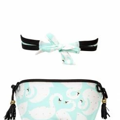 Snapperrock Girl's Swan Halter Bikini Set G15051 Kids