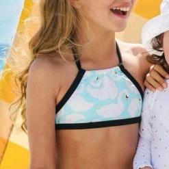 Snapperrock Girl's Swan Halter Bikini Set G15051 Kids