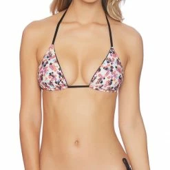 Almost Gone Bikinis Splendid Electric Bloom Reversible Halter Top SP52128-MLT