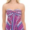 Tankinis Profile By Gottex Tequila Bandeau Flyaway Tankini Top E733-1B19-080