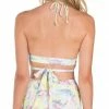 Tori Praver Francesca Limoncello Milos Floral High Waist Bottom Bikinis