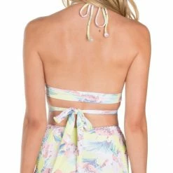 Tori Praver Francesca Limoncello Milos Floral High Waist Bottom Bikinis