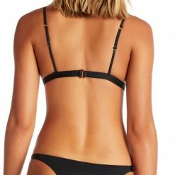 Vitamin A EcoLux Carmen Bikini Bottom In Black Swimsuits