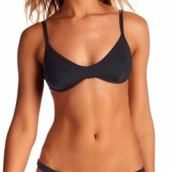 Vitamin A EcoLux Samba Bikini Bottom In Black