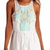 Vitamin A Racquel Romper In White 7RP LBG Swimsuits
