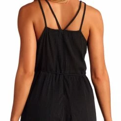 Vitamin A Raquel Romper In Black 7RP SEG Swimsuits