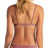 Swimsuits Vitamin A Carmen Ribbed Bikini Bottom In Dusty Rose