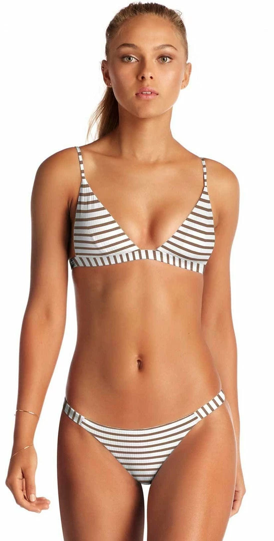 Vitamin A Carmen Bikini Bottom In Cocoa Marin Stripe 84B MSD Swimsuits 4 Vitamin A Carmen Bikini Bottom In Cocoa Marin Stripe 84B MSD Swimsuits