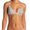 Swimsuits Vitamin A Moss Bikini Top In Cocoa Marin Stripe 77NT MSD