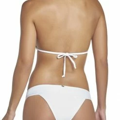 PQ Swim Water Lily Lace Teeny Bikini Bottom In White Bikinis