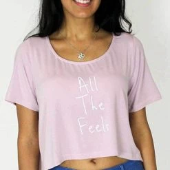 Été Apparels Ete Apparel All The Feels Crop Top Tee 1-13-BLSH-ATF-17-P