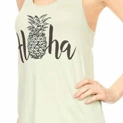Bear Dance Aloha Tee With Pineapple In Light Green G1024 Bikinis