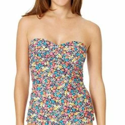 Anne Cole High Waist Bottom In Navy Bikinis