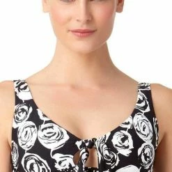 Anne Cole Coming Up Floral Banded Triangle Bikini Top Bikinis