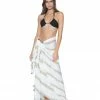 PQ Swim Aperol Stripe Tassel Sarong