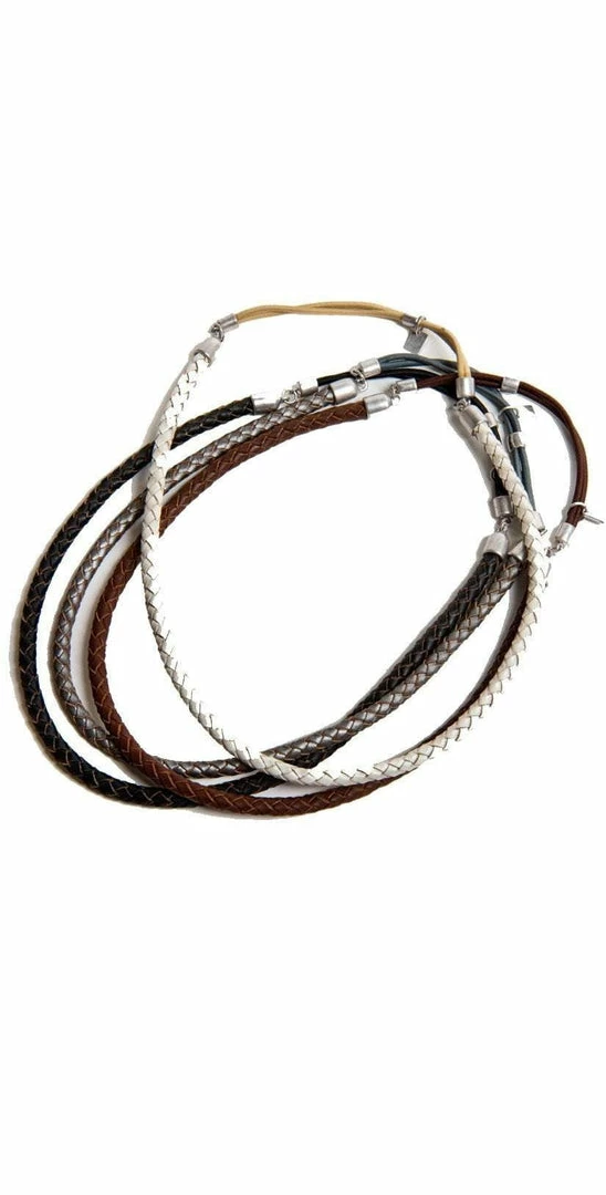 Almost Gone Ficcare Single Braided Leather Headband In Black B978 Accessories 3 Almost Gone Ficcare Single Braided Leather Headband In Black B978 Accessories