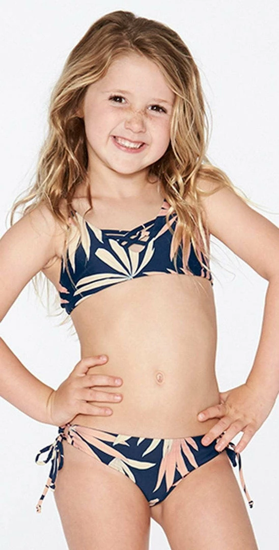 L*Space L Space Girls JoJo Bikini Set In Polynesian Palm BLPPS18-NVY 3 L*Space L Space Girls JoJo Bikini Set In Polynesian Palm BLPPS18-NVY