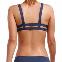 Vitamin A EcoLux Luciana Full Coverage Bikini Bottom In Deep Blue