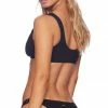 Beach Bunny Rib Tide Skimpy Bottom In Black