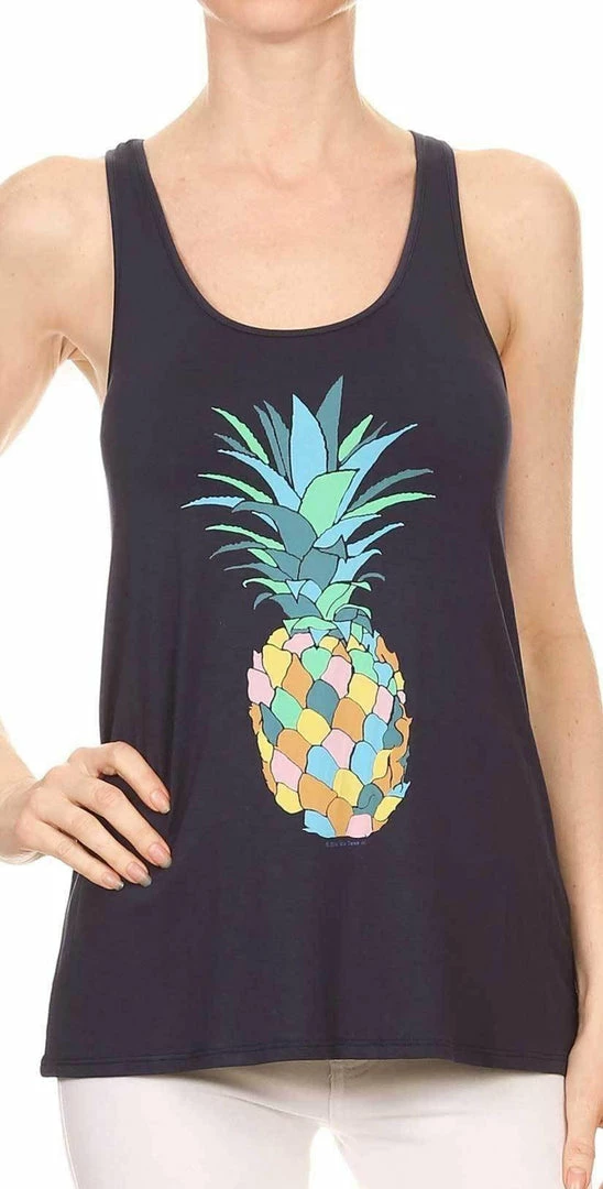 Bear Dance Multi Color Pineapple Tank Top T2511 Bikinis 3 Bear Dance Multi Color Pineapple Tank Top T2511 Bikinis