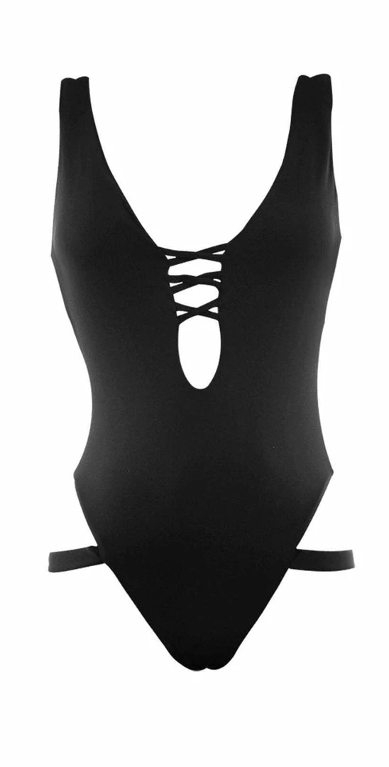 Boamar Caviar One Piece In Black FPC005-BLK 5 Boamar Caviar One Piece In Black FPC005-BLK
