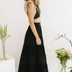 Akalia Swimwear Rania High Waist Maxi Skirt