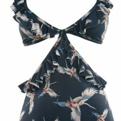 One Piece Swimsuits Boamar Dominic One Piece In Navy Blue Floral FPC007-BLFL