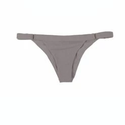 Beach Bunny Rib Tide Skimpy Bottoms In Taupe Bikinis